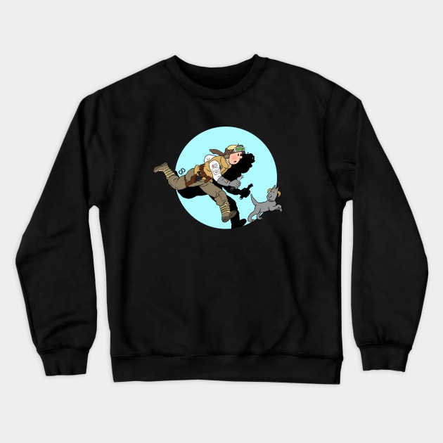 The Adventures of Taun Taun Crewneck Sweatshirt by jparish